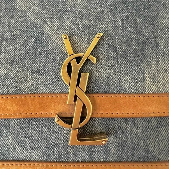 SOLD❌Saint Laurent denim solferino bag - Picture 3 of 8